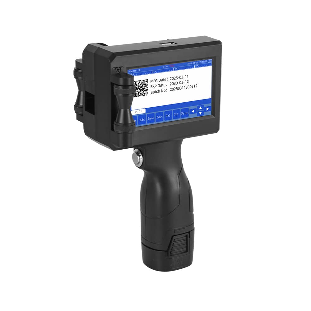 Masung MS-CHP10, Tragbarer Handtintenstrahldrucker zum Drucken von QR-Codes, Barcodes und Daten - Image 2
