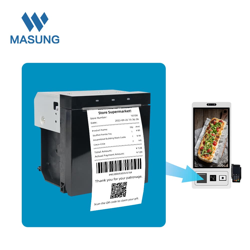 thermal printer for kiosk banking
