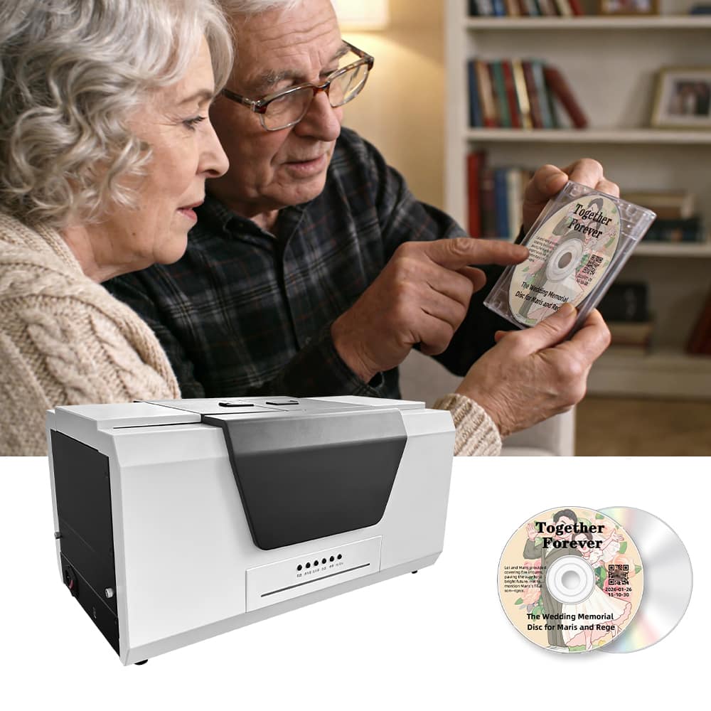 Masung MS-550A CD-Duplikator und Drucker mit integriertem CD-Brenner für unbeaufsichtigtes Brennen und Drucken von Discs in großen Stückzahlen - Image 7