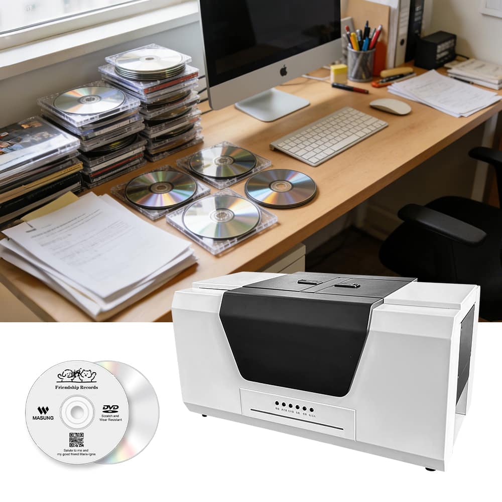 Masung MS-550A CD-Duplikator und Drucker mit integriertem CD-Brenner für unbeaufsichtigtes Brennen und Drucken von Discs in großen Stückzahlen - Image 4