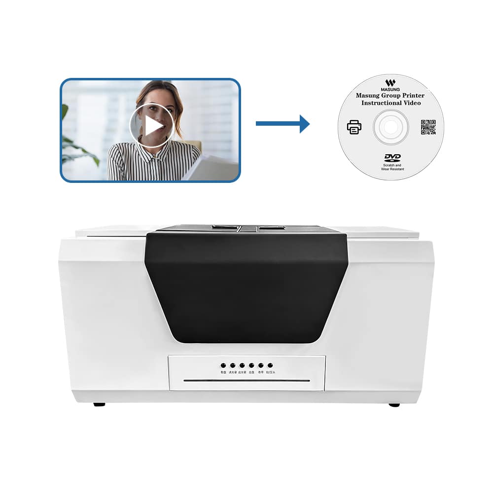 Masung MS-550A CD-Duplikator und Drucker mit integriertem CD-Brenner für unbeaufsichtigtes Brennen und Drucken von Discs in großen Stückzahlen - Image 2