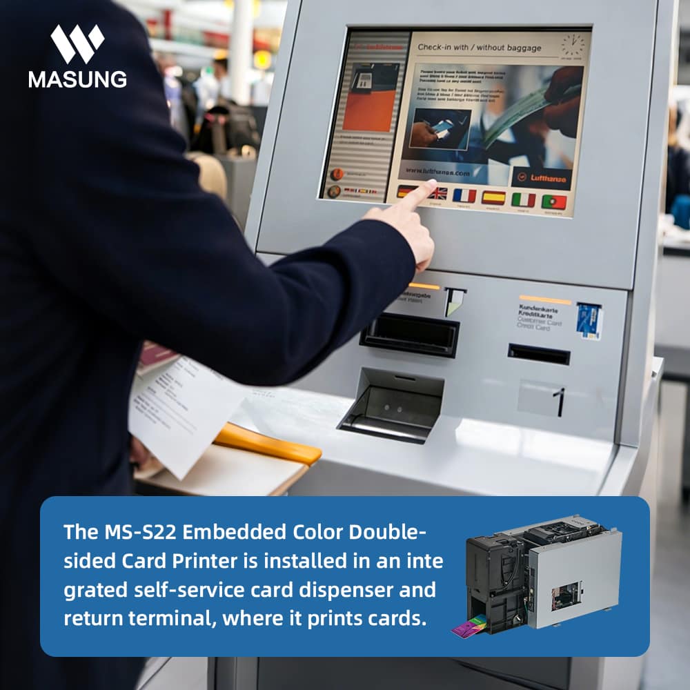 Masung MS-S22 Anpassbares, einbaubares Kartendruckermodul für Kioske, Terminals und Selbstbedienungsmaschinen - Image 8