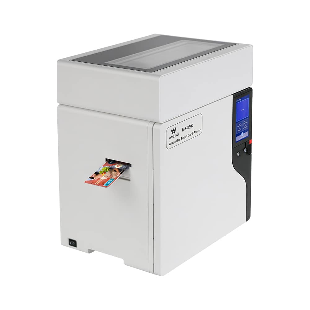 Masung MS-8600 Industrietauglicher 600-DPI-Farb-Retransfer-PVC-Kartendrucker - Image 5
