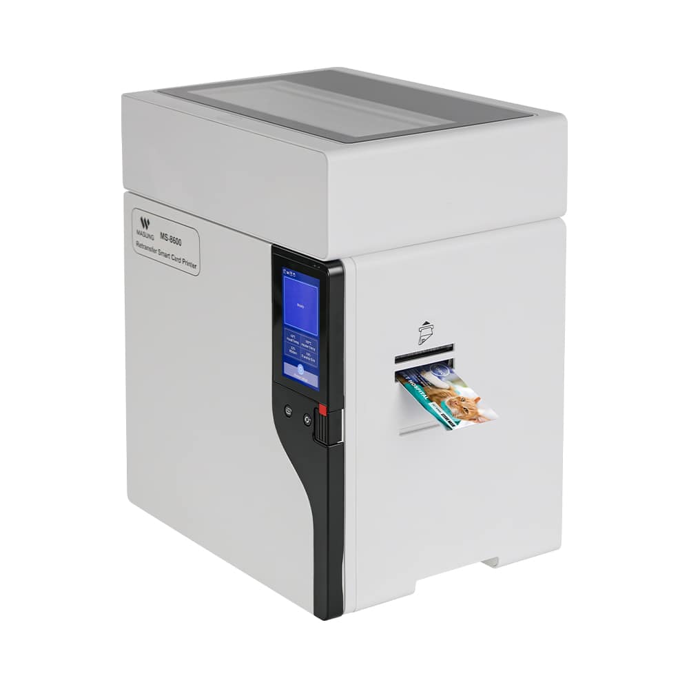 Masung MS-8600 Industrietauglicher 600-DPI-Farb-Retransfer-PVC-Kartendrucker - Image 3