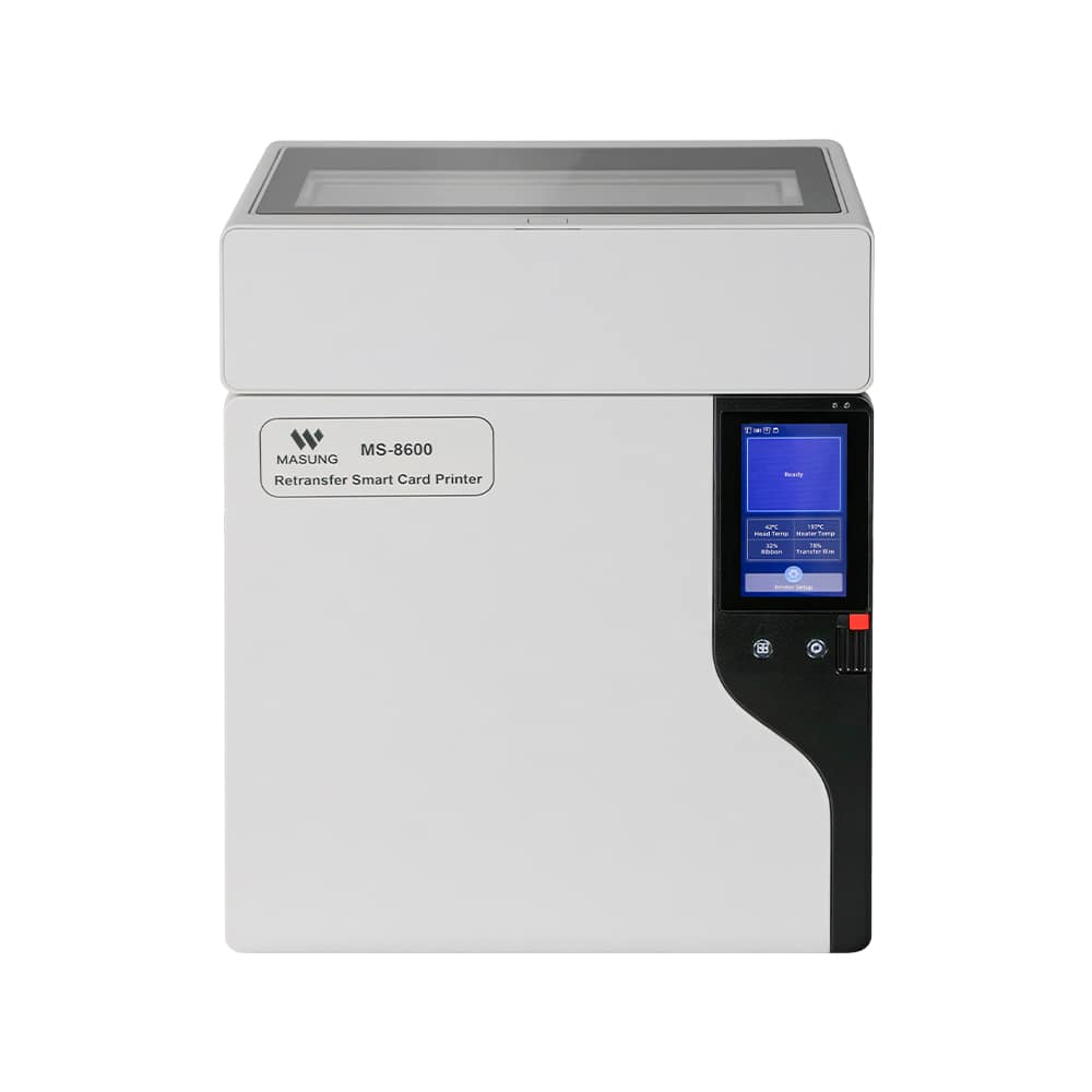 Masung MS-8600 Industrietauglicher 600-DPI-Farb-Retransfer-PVC-Kartendrucker - Image 4