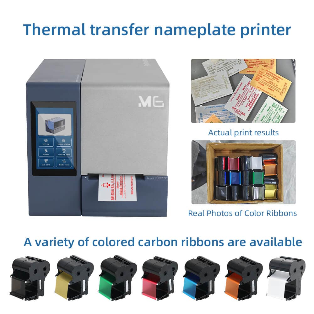 Masung MS-ZK650-M6 Drucker für Metall- und Aluminium-Typenschilder - Image 2