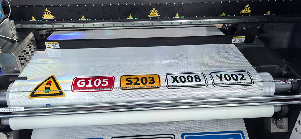 traffic sign printer print