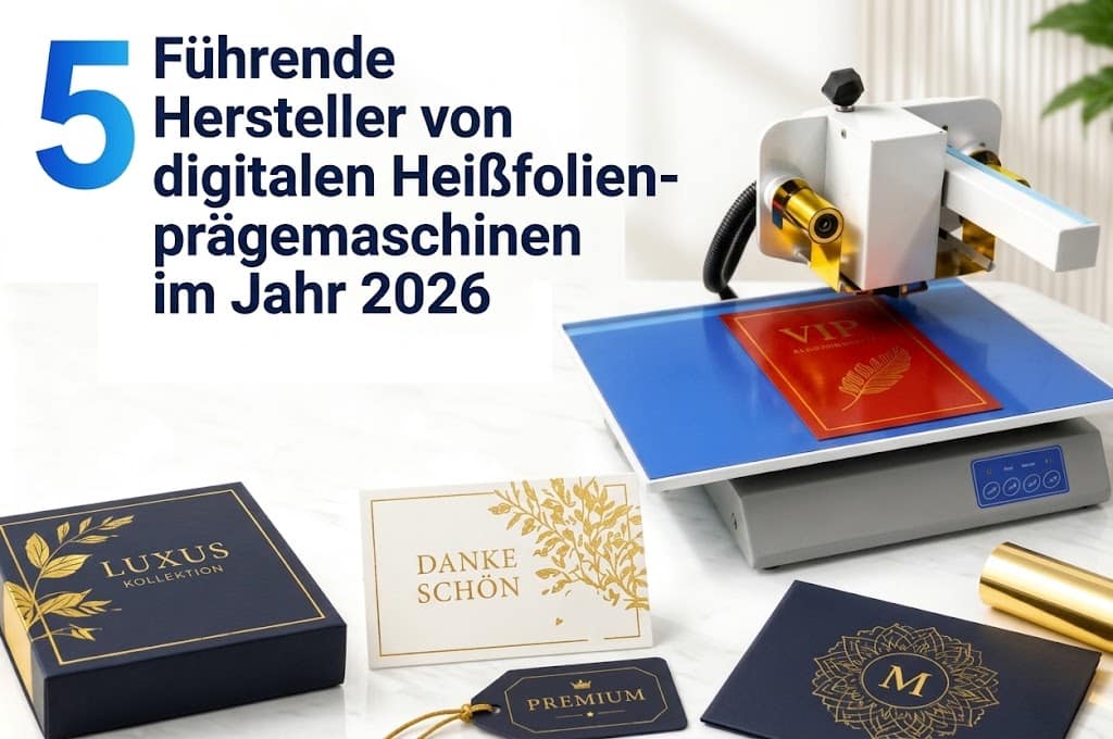 5 führende Hersteller von digitalen Heißfolienprägemaschinen im Jahr 2026