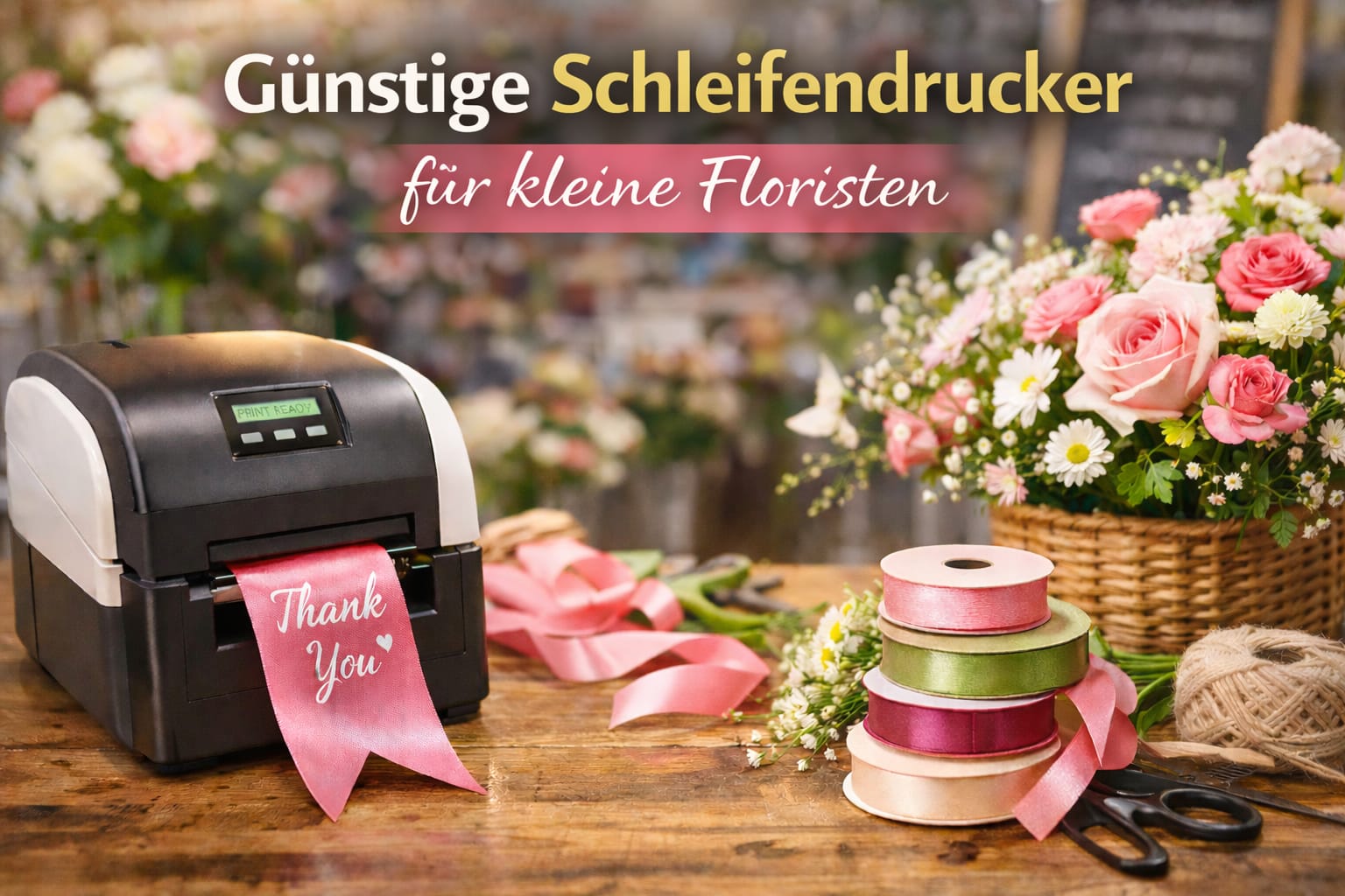 Erschwingliche Etikettendrucker, entwickelt für kleine Floristen