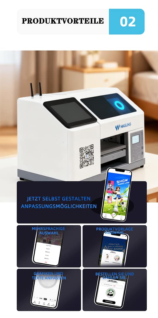 Kleiner UV-Drucker