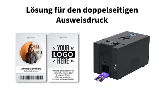 Drucklösung für den beidseitigen Ausweisausdruck