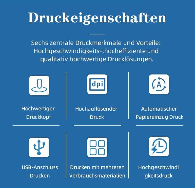 Masung MS-CH580, Hochauflösender Thermotransfer-Zertifikatdrucker mit automatischem Papiereinzugssensor - Image 6