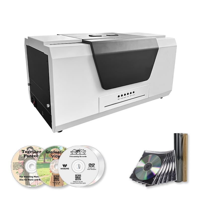 Masung MS-550A CD-Duplikator und Drucker mit integriertem CD-Brenner für unbeaufsichtigtes Brennen und Drucken von Discs in großen Stückzahlen