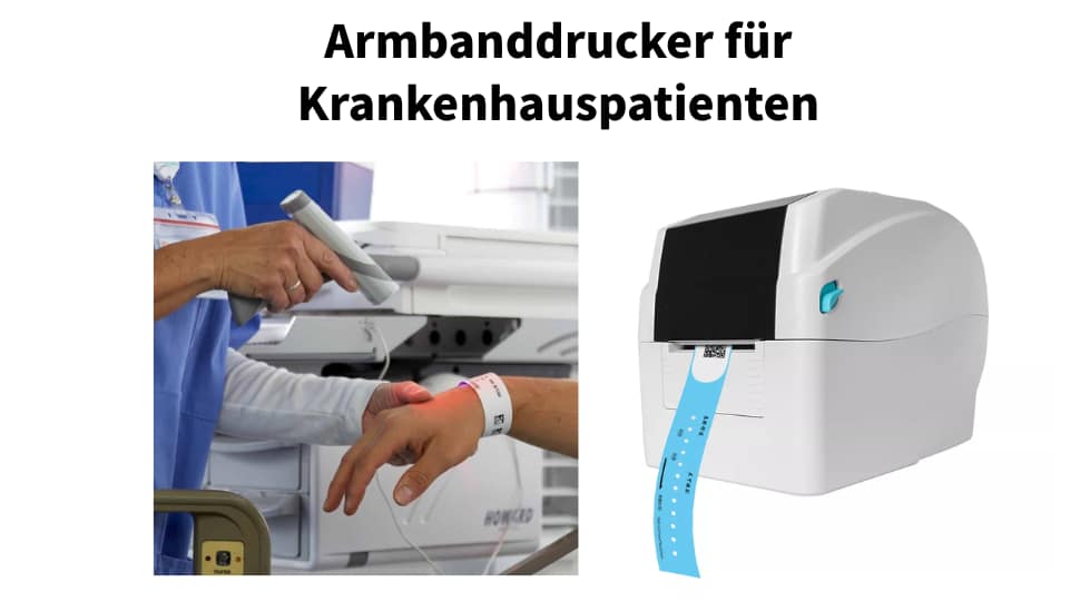 Wie man einen Armbanddrucker zur Patientenverfolgung im Krankenhaus einsetzt